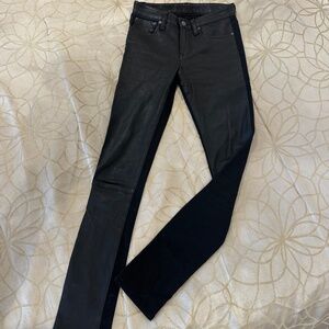 Halston Heritage Lamb Leather Pants